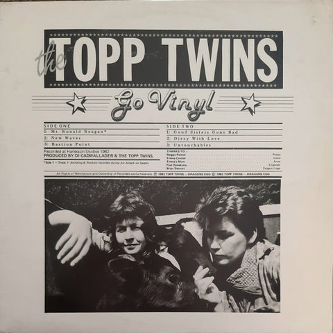 TOPP TWINS-GO VINYL 12" EP EX COVER VG+