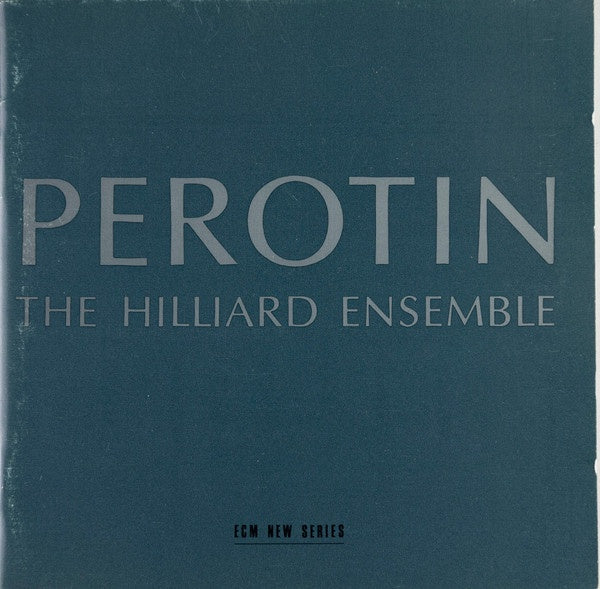 HILLIARD ENSEMBLE THE- PEROTIN CD VG