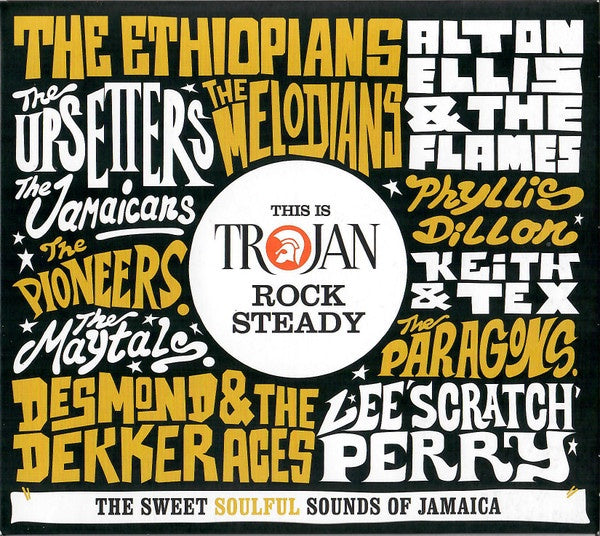 THIS IS TROJAN ROCK STEADY- VARIOUS ARTISTS 2CD VG+