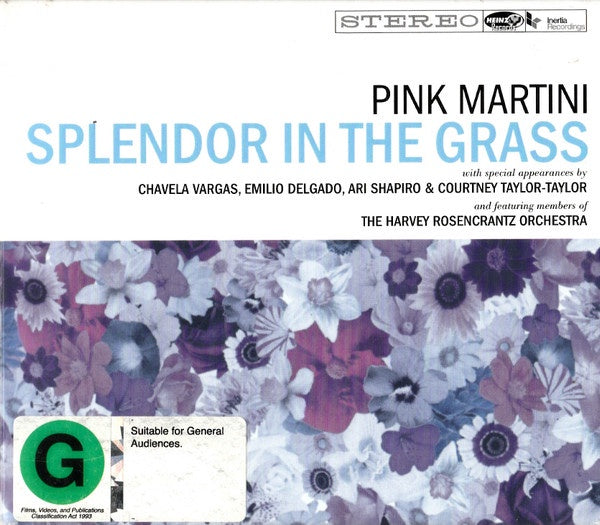 PINK MARTINI - SPLENDOR IN THE GRASS CD + DVD VG+