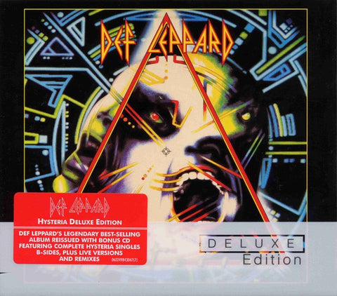 DEF LEPPARD- HYSTERIA DELUXE 2CD- VG+
