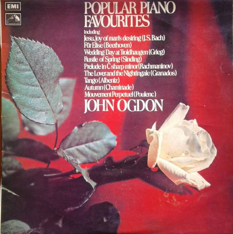 OGDON JOHN- POPULAR PIANO FAVOURITES LP VG+ COVER VG