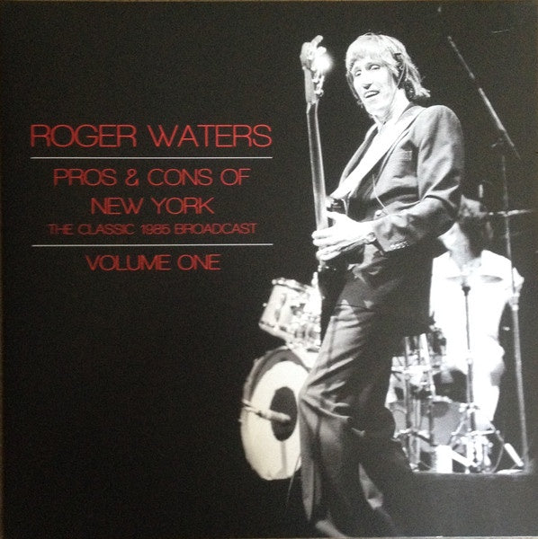WATERS ROGER-PROS & CONS OF NEW YORK 1985 BROADCAST VOLUME ONE CLEAR LIGHT BLUE VINYL 2LP NM COVER VG+