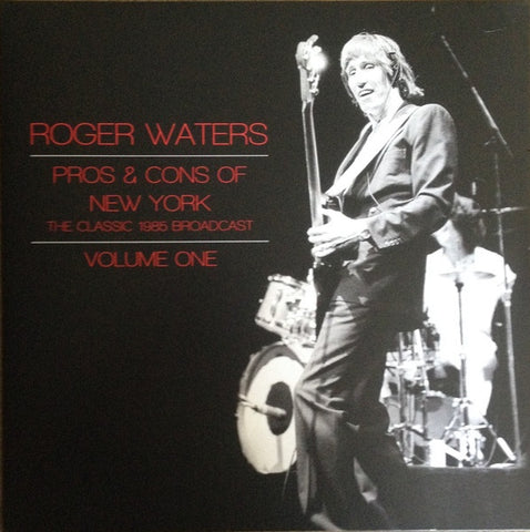WATERS ROGER-PROS & CONS OF NEW YORK 1985 BROADCAST VOLUME ONE CLEAR LIGHT BLUE VINYL 2LP NM COVER VG+