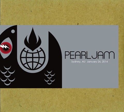 PEARL JAM- SYDNEY AU JANUARY 26 2014 3CD VG+