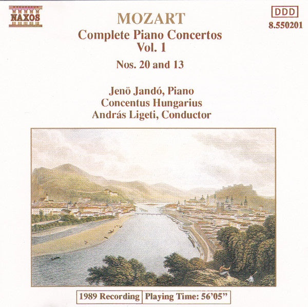 MOZART- PIANO CONCERTOS NOS. 20 AND 13 CD VG+