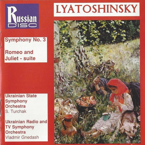 LYATOSHINSKY- SYMPHONY NO.3 ETC CD VG+