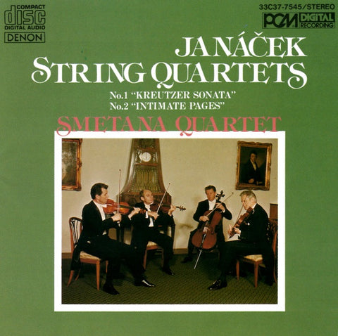 JANACEK- STRING QUARTETS SMETANA QUARTET CD VG+