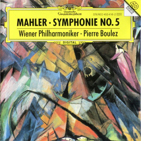 MAHLER- SYMPHONY NO.5 BOULEZ CD VG+
