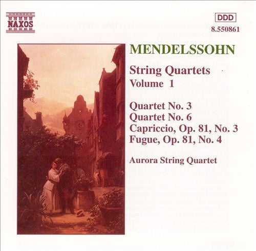 MENDELSSOHN- STRING QUARTETS VOL1 CD VG
