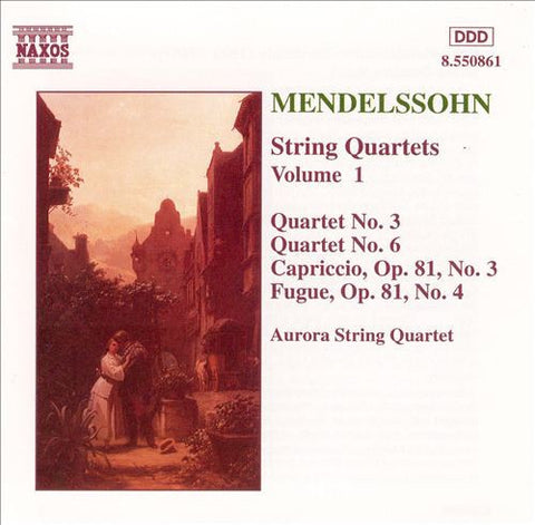MENDELSSOHN- STRING QUARTETS VOL1 CD VG