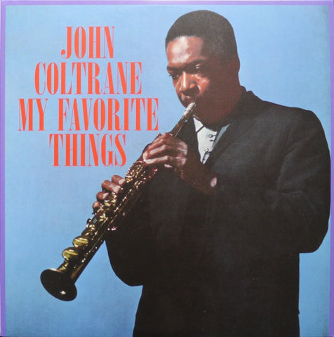 COLTRANE JOHN-MY FAVORITE THINGS BLUE VINYL LP EX COVER EX