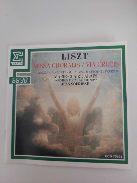 LISZT- MISSA CHORALIS AND VIA CRUCIS CD VG+