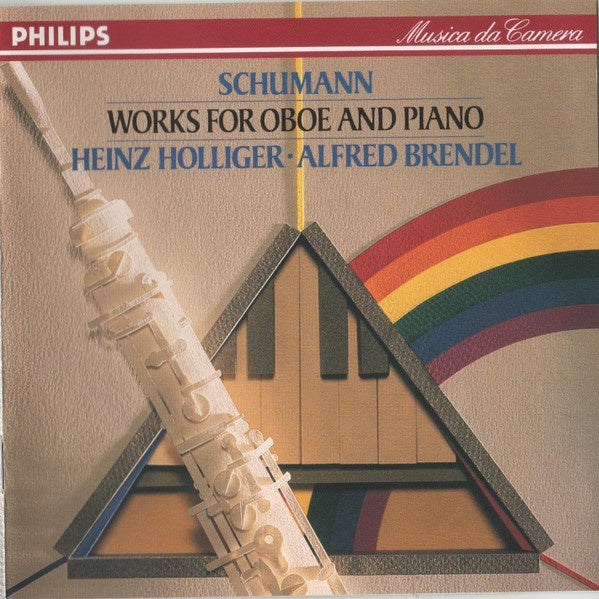 SCHUMANN- WORKS FOR OBOE AND PIANO HOLLIGER BRENDEL CD VG