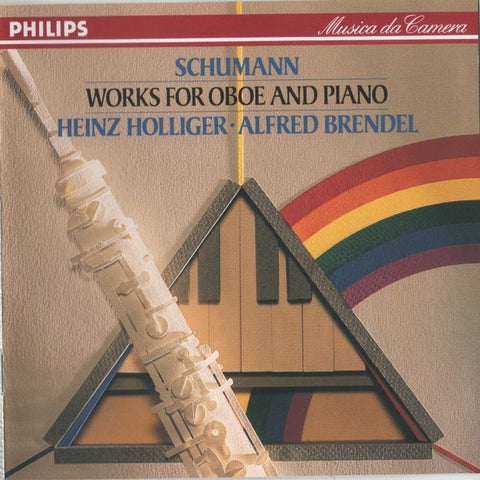 SCHUMANN- WORKS FOR OBOE AND PIANO HOLLIGER BRENDEL CD VG