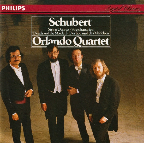 SCHUBERT- DEATH AND THE MAIDEN ORLANDO QUARTET- CD VG+