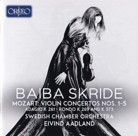 MOZART-BAIBA SKRIDE VIOLIN CONCERTOS 1-5 2CD NM