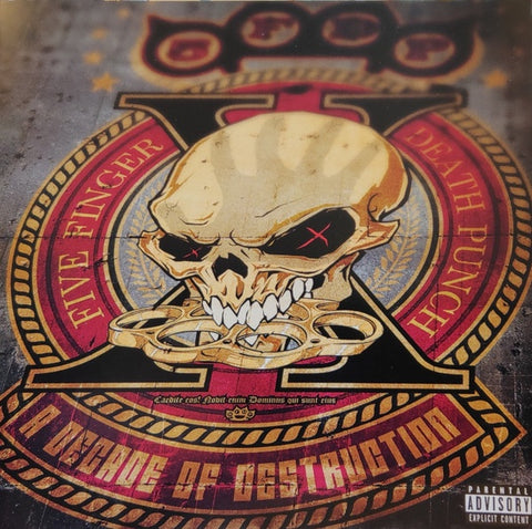 FIVE FINGER DEATH PUNCH-A DECADE OF DESTRUCTION CD VG+