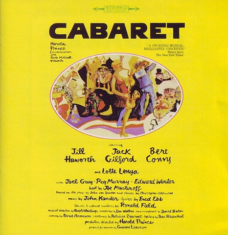 CABARET- ORIGINAL BROADWAY CAST RECORDING CD VG+