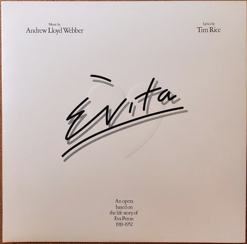 EVITA- ORIGINAL MUSICAL BY LLOYD-WEBBER AND RICE 2CD VG