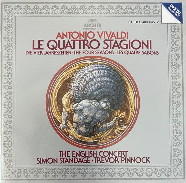 VIVALDI- LE QUATTRO STAGIONI ENGLISH CONCERT PINNOCK CD VG