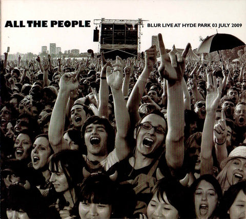 BLUR-ALL THE PEOPLE LIVE AT HYDE PARK 03 JULY 2009  2CD VG+
