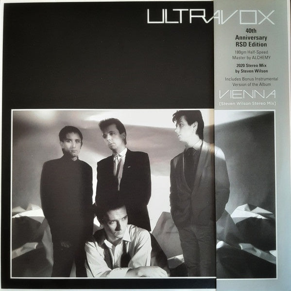 ULTRAVOX- VIENNA (STEVEN WILSON MIX) 2LP CLEAR VINYL EX COVER VG
