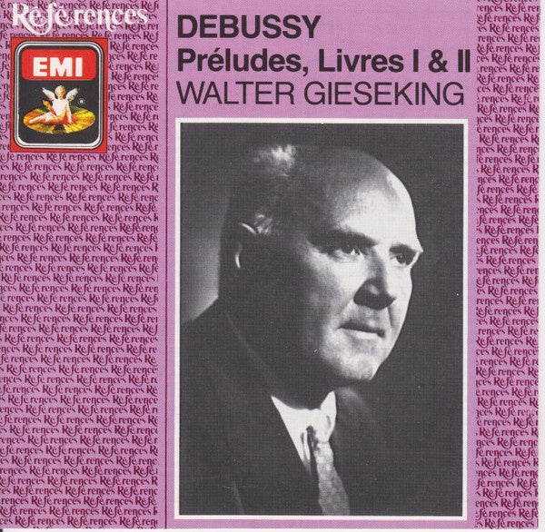 DEBUSSY- PRELUDES LIVRES 1 AND 2 GIESEKING CD VG+