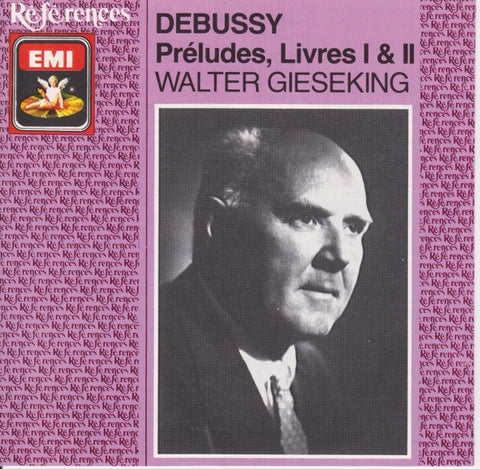 DEBUSSY- PRELUDES LIVRES 1 AND 2 GIESEKING CD VG+