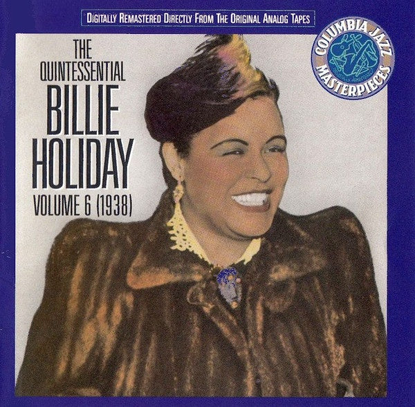 HOLIDAY BILLIE-THE QUINTESSENTIAL VOL 6 (1938) CD VG