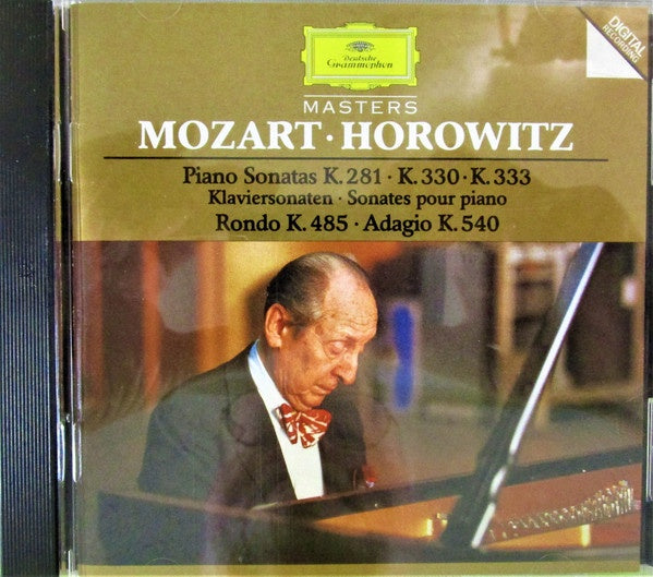 MOZART- HOROWITZ PIANO SONATAS RONDO ADAGIO CD VG