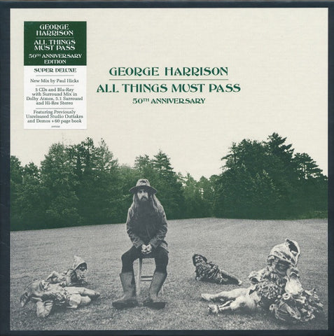 HARRISON GEORGE-ALL THINGS MUST PASS 50TH ANNIVERSARY 5CD + BLURAY BOXSET NM