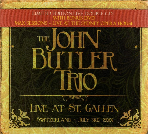 BUTLER JOHN TRIO - LIVE AT ST. GALLEN 2CD + DVD VG+