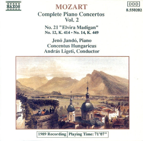MOZART- PIANO CONCERTOS VOL.2 NOS.21 AND 12 CD VG+