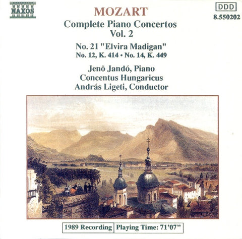 MOZART- PIANO CONCERTOS VOL.2 NOS.21 AND 12 CD VG+