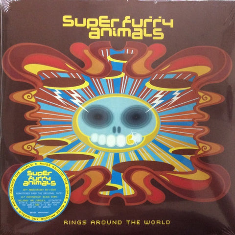 SUPER FURRY ANIMALS- RINGS AROUND THE WORLD 2LP VG+ COVER EX