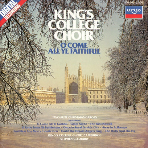 KING'S COLLEGE CHOIR- O COME ALL YE FAITHFUL CD VG