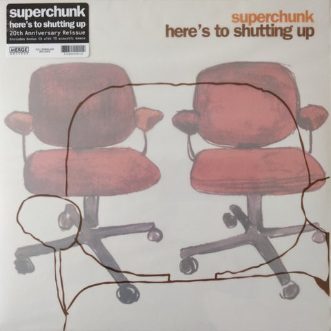 SUPERCHUNK-HERE'S TO SHUTTING UP LP EX + CD NM COVER NM