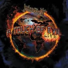 JUDAS PRIEST- A TOUCH OF EVIL LIVE CD VG+