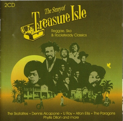 STORY OF TREASURE ISLE REGGAE SKA AND ROCKSTEADY CLASSICS- VARIOUS ARTISTS 2CD VG+