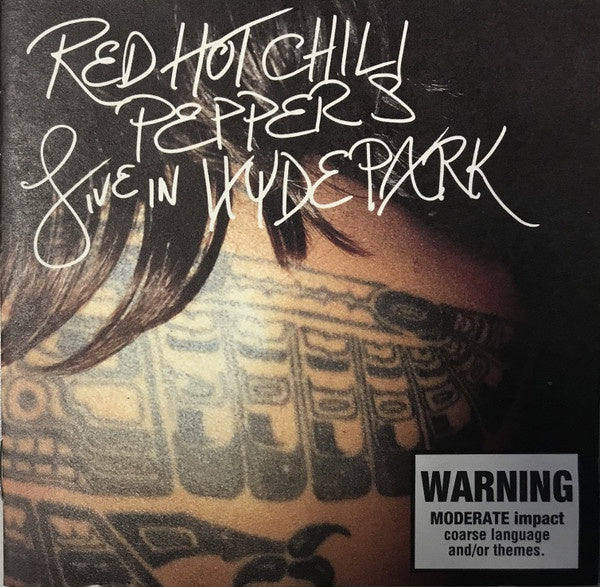 RED HOT CHILI PEPPERS -LIVE IN HYDE PARK 2CD VG