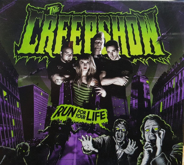 CREEPSHOW THE-RUN FOR YOUR LIFE YELLOW VINYL LP NM COVER VG+