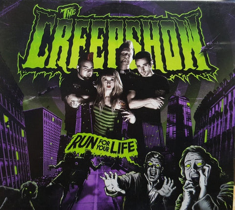 CREEPSHOW THE-RUN FOR YOUR LIFE YELLOW VINYL LP NM COVER VG+