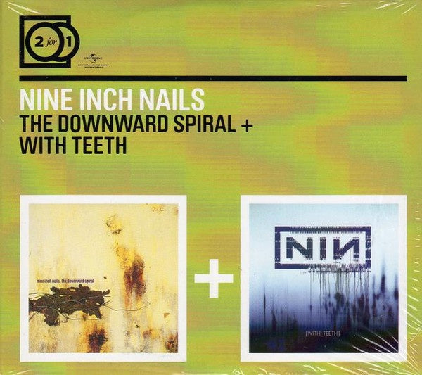 NINE INCH NAILS - THE DOWNWARD SPIRAL/WITH TEETH 2CD VG