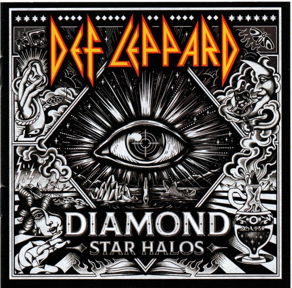 DEF LEPPARD-DIAMOND STAR HALOS CD VG+