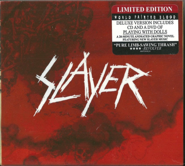 SLAYER-WORLD PAINTED BLOOD CD + DVD VG