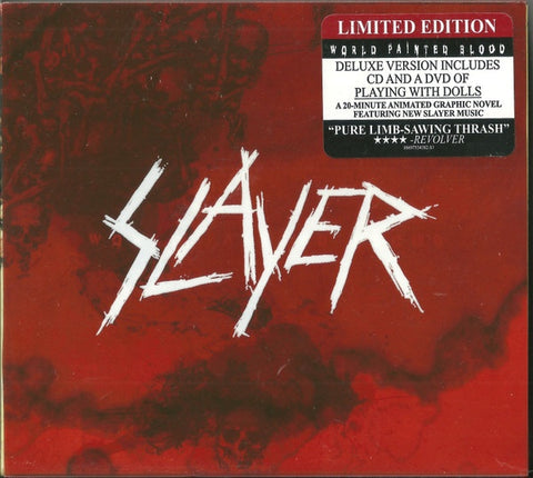SLAYER-WORLD PAINTED BLOOD CD + DVD VG