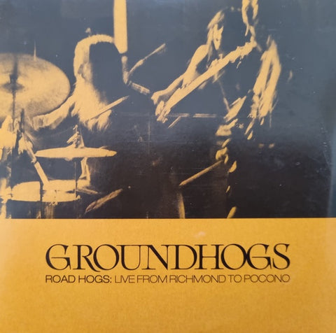 GROUNDHOGS-ROAD HOGS: LIVE FROM RICHMOND TO POCONO 3LP EX COVER VG+