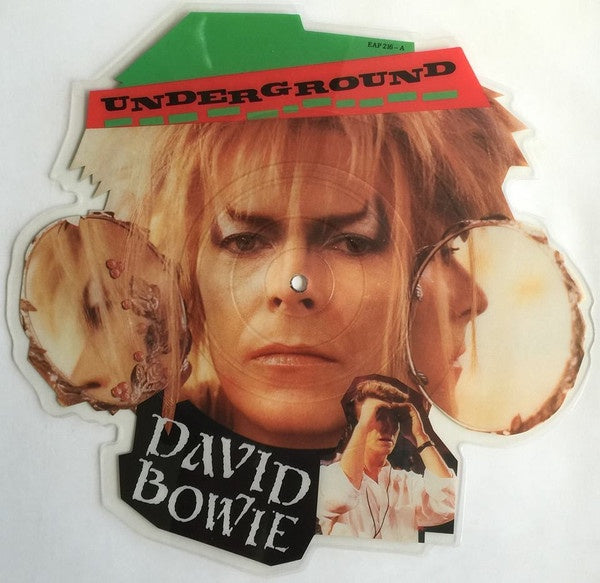 BOWIE DAVID-UNDERGROUND 7" SHAPE PICTURE DISC VG+