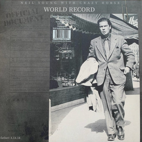 YOUNG NEIL & CRAZY HORSE-WORLD RECORD 2LP NM COVER NM